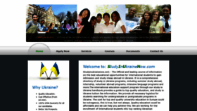 What Studyinukrainenow.com website looked like in 2020 (3 years ago)