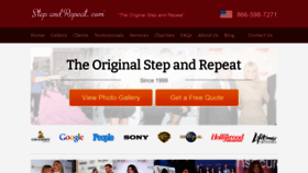 What Stepandrepeat.com website looked like in 2020 (5 years ago)
