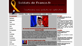 What Soldatsdefrance.fr website looked like in 2020 (3 years ago)