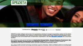 What Spedsta.com website looked like in 2020 (3 years ago)