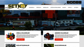 What Setkay.com.tr website looked like in 2020 (4 years ago)