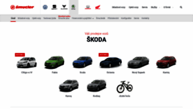 What Skoda.smucler.cz website looked like in 2020 (3 years ago)