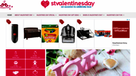 What Stvalentinesday.org website looked like in 2020 (3 years ago)