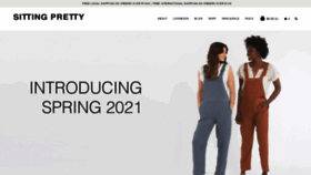 What Sittingpretty.co.za website looked like in 2020 (3 years ago)