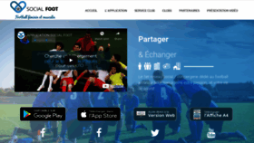 What Socialfoot.fr website looked like in 2020 (3 years ago)