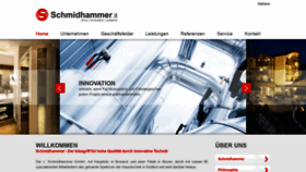 What Schmidhammer.it website looked like in 2020 (3 years ago)