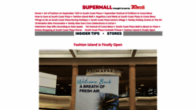 What Supermall.com website looked like in 2020 (3 years ago)