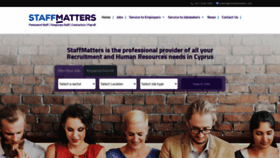 What Smstaffmatters.com website looked like in 2020 (3 years ago)