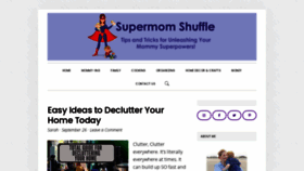 What Supermomshuffle.com website looked like in 2020 (3 years ago)