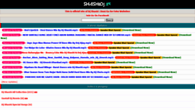 What Shashidj.in website looked like in 2020 (3 years ago)