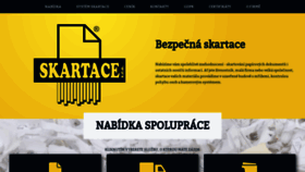 What Skartace-net.cz website looked like in 2020 (3 years ago)