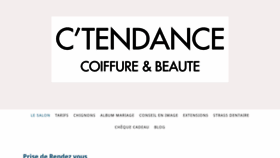 What Salon-ctendance.com website looked like in 2020 (3 years ago)