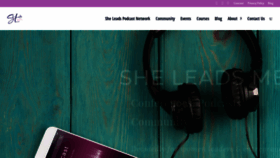 What Sheleadsmedia.com website looked like in 2020 (3 years ago)
