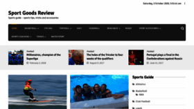 What Sportgoodsreview.com website looked like in 2020 (3 years ago)