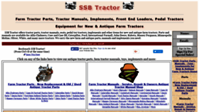 What Ssbtractor.com website looked like in 2020 (3 years ago)