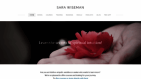 What Sarawiseman.com website looked like in 2020 (3 years ago)