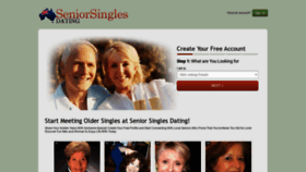 What Seniorsinglesdating.com.au website looked like in 2020 (3 years ago)