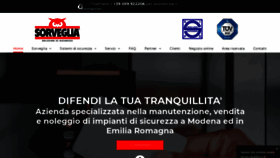 What Sorveglia.net website looked like in 2020 (3 years ago)