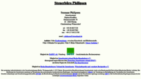 What Steuerhand.de website looked like in 2020 (3 years ago)