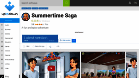 What Summertime-saga.en.uptodown.com website looked like in 2020 (3 years ago)