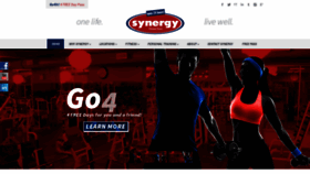 What Synergyfitclubs.com website looked like in 2020 (3 years ago)