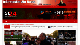 What Sanluis24.com.ar website looked like in 2020 (3 years ago)