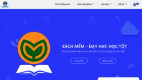 What Sachmem.vn website looked like in 2020 (3 years ago)
