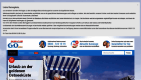 What Seniorenreisen.de website looked like in 2020 (3 years ago)