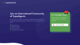 What Supaagents.com website looked like in 2020 (3 years ago)