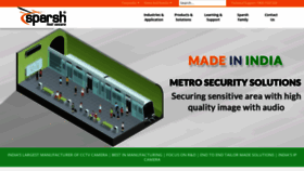What Sparshsecuritech.com website looked like in 2020 (3 years ago)