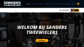 What Sanderstweewielers.nl website looked like in 2020 (3 years ago)