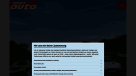 What Sportauto.de website looked like in 2020 (4 years ago)