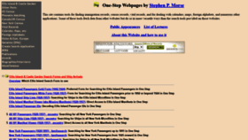 What Stevenmorse.org website looked like in 2020 (4 years ago)