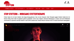 What Stop-stottern.de website looked like in 2020 (3 years ago)