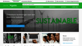 What Schneider-electric.nl website looked like in 2020 (3 years ago)