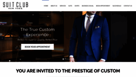 What Suitclubnyc.com website looked like in 2020 (3 years ago)