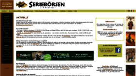 What Serieborsen.se website looked like in 2020 (3 years ago)