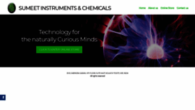 What Sumeetinstruments.com website looked like in 2020 (3 years ago)