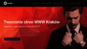 What Studioncti.pl website looked like in 2020 (3 years ago)