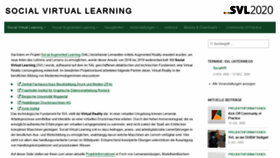 What Social-augmented-learning.de website looked like in 2020 (3 years ago)