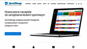 What Sportsmanago.pl website looked like in 2020 (3 years ago)