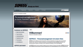 What Seproo.de website looked like in 2020 (3 years ago)