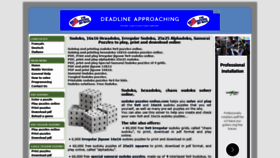 What Sudoku-puzzles-online.com website looked like in 2020 (3 years ago)