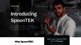 What Spoontek.com website looked like in 2020 (3 years ago)