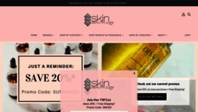 What Skinbeautifulrx.com website looked like in 2020 (3 years ago)