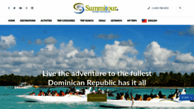 What Summitour.com website looked like in 2020 (3 years ago)
