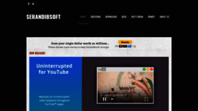 What Serandibsoft.com website looked like in 2020 (3 years ago)