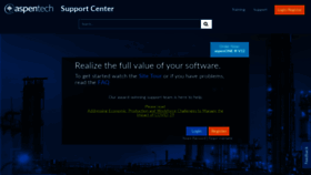 What Support.aspentech.com website looked like in 2020 (3 years ago)