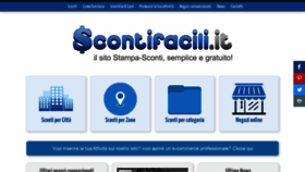 What Scontifacili.it website looked like in 2020 (3 years ago)