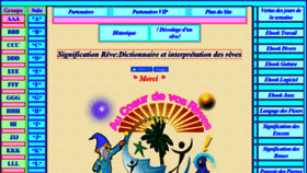 What Signification-reve.com website looked like in 2020 (3 years ago)